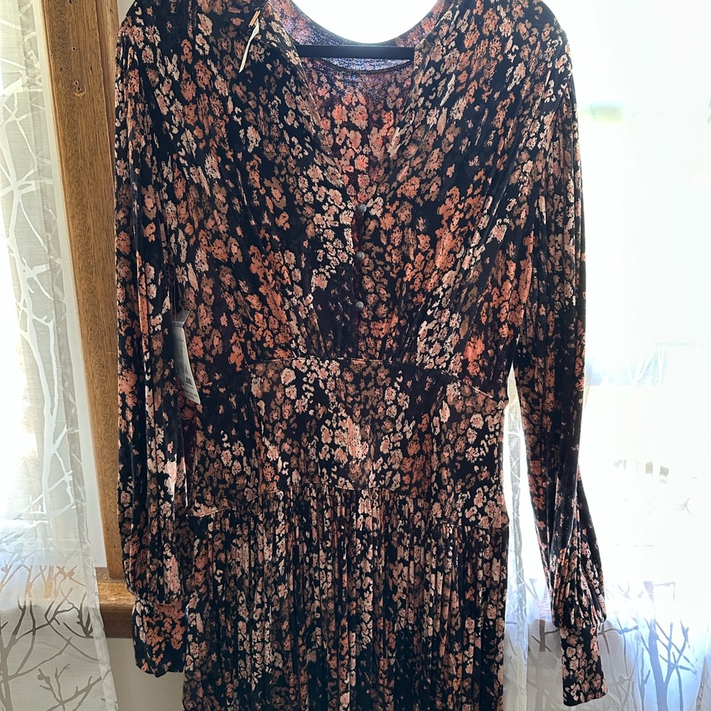 Floral Long Sleeve Dress